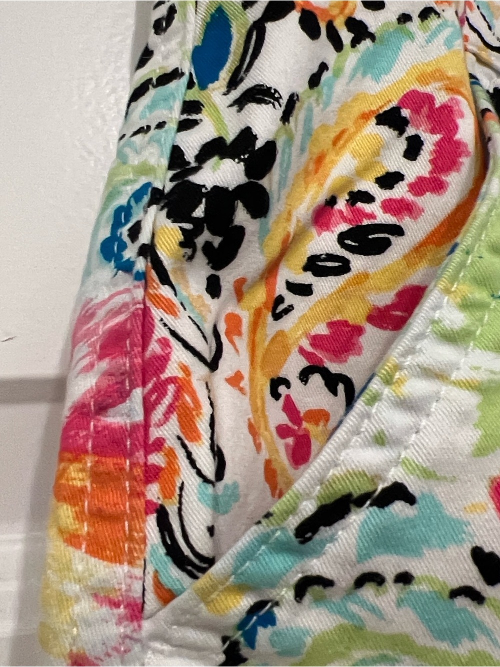 Christopher & Banks White Multicolor Floral Paisley Petite Skort - Picture 4 of 14